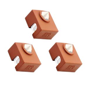 3D Printer Heater Block Silicone Cover MK7/MK8/MK9 Hotend for Creality CR-10,10S,S4,S5,Ender 3, ANET A8, Silicone Socks Cover Heating Insulation Case 280℃ High-Temperature Resistant