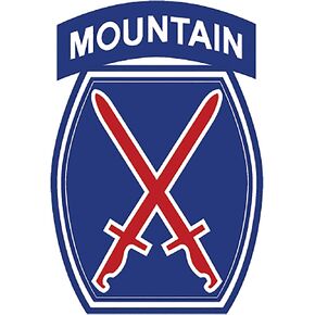 U.S. Army 10th Mountain Division Vinyl Decal