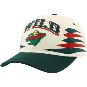 ZHATS Standard NHL Officially Licensed Hat Competitor Retro Diamond, Ivory, One Size
