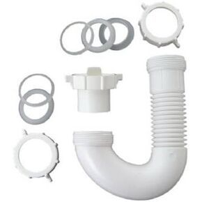321-497 Flexible Drain J Bend with Hi-Line Adapter - Quantity 1