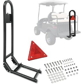 Golf Cart Rear Seat Grab Bar Compatible with Yamaha Club Car EZGO, Universal Heavy Duty Golf Cart Back Seat Grab Bar Safety Hand Rail for Rear Seat Passenger