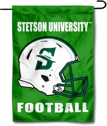 College Flags & Banners Co. Stetson Hatters Football Helmet Garden Flag in Saudi Arabia