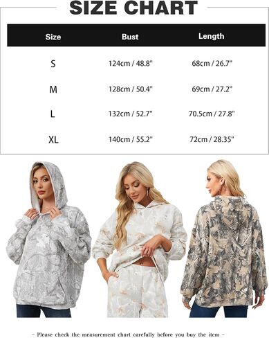 Lauweion Womens Oversized Camo Hoodie Maple Leaf Graphic Hooded Sweatshirt Trendy Long Sleeve Fleece Camouflage Hoodie in Saudi Arabia