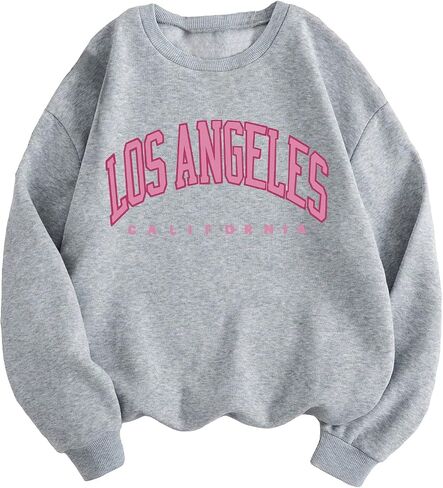 Wdirara Women's Plus Letter Letter Graphy Shirt Sweatshirt Long Sleeve Crew Neck Top Top in Saudi Arabia