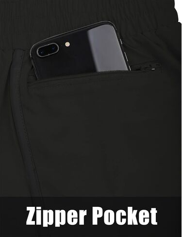 OFEEFAN 2.5 '' WOKOUT WOKOUT للسيدات الجري مع السراويل القصيرة مع جيب شبكة الجفاف جاف in Kuwait