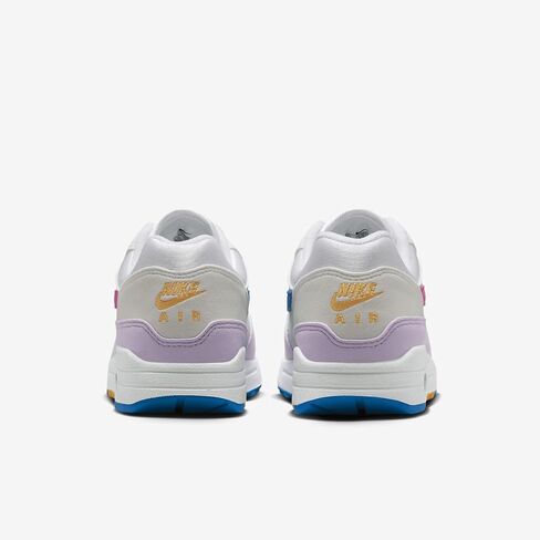 Nike Air Max 1 '87 Women’s Shoes (HF5071-100 ، White/Photo Blue/Sundial/Alchemy Pink) Size 11 in Saudi Arabia