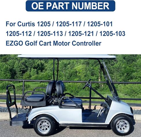 36V 500A 0-5KΩ استبدال وحدة تحكم السرعة متوافقة مع Ezgo Club Car Curtis Golf Carts Motor استبدال 1205-117 1204-032 1204-004 1204-009 1205-101 in Kuwait