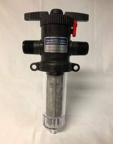 The Source- TwistIIClean 1" Water Filter (Gray, 100 Mesh, 150 Micron) in Saudi Arabia