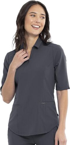 Infinity Cherokee Women Scrubs Top Polo CK872A in Saudi Arabia