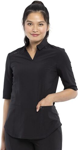 Infinity Cherokee Women Scrubs Top Polo CK872A in Saudi Arabia