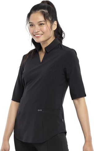 Infinity Cherokee Women Scrubs Top Polo CK872A in Saudi Arabia