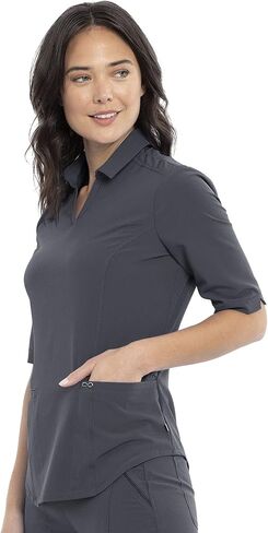 Infinity Cherokee Women Scrubs Top Polo CK872A in Saudi Arabia