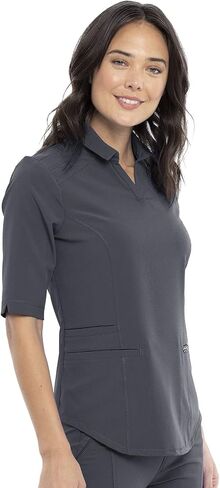 Infinity Cherokee Women Scrubs Top Polo CK872A in Saudi Arabia