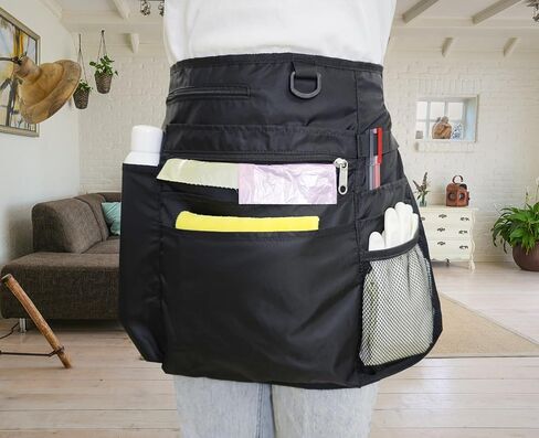 مئزر تنظيف مقاوم للماء مع 8 جيوب ، مستلزمات موحدة للتدبير المنزلي ، أزياء أزياء CADDY متينة in Kuwait