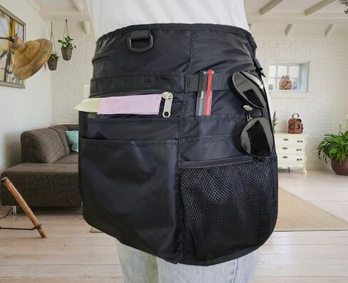مئزر تنظيف مقاوم للماء مع 8 جيوب ، مستلزمات موحدة للتدبير المنزلي ، أزياء أزياء CADDY متينة in Kuwait