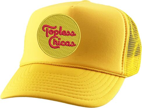 Top Less Chicas Trucker Hat Funny Embroidered Adjustable Snapback in Kuwait