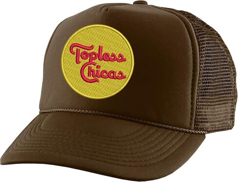 Top Less Chicas Trucker Hat Funny Embroidered Adjustable Snapback in Kuwait