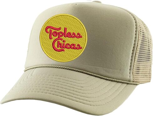 Top Less Chicas Trucker Hat Funny Embroidered Adjustable Snapback in Kuwait