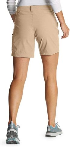 Eddie Bauer Women's Rainier Shorts, Light Khaki, 10, Hiking Shorts in Saudi Arabia