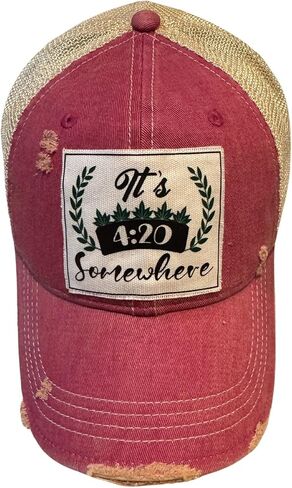 Popfizzy Funny Trucker Hats for Women and Men, Adult Humor Caps, Gifts for Friends, Unisex Distressed Vintage Baseball Cap in Saudi Arabia