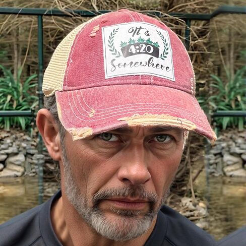 Popfizzy Funny Trucker Hats for Women and Men, Adult Humor Caps, Gifts for Friends, Unisex Distressed Vintage Baseball Cap in Saudi Arabia