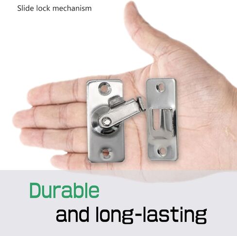 Dohia 90 درجة قفل القفل الفولاذ المقاوم للصدأ قفل الباب أمان القفل الأيمن قفل زاوية شاشة الباب قفل الباب قفل D2-Bxgmk in Kuwait