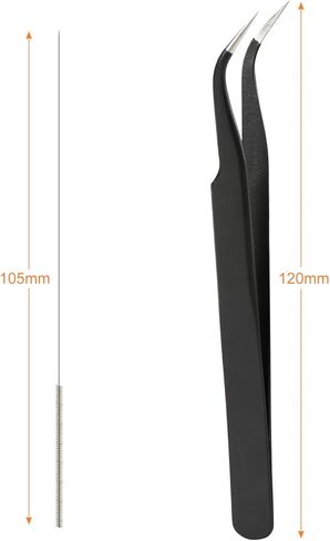 GWHOLE 11 PCS 3D الطابعة طقم تنظيف فوهة ، مجموعة ملاقط 0.4 مم لقطع لقطات ثلاثية الأبعاد. in Kuwait
