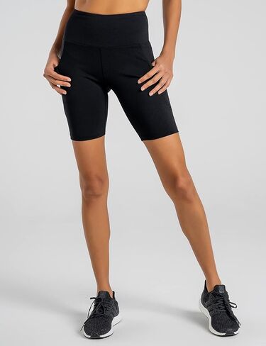 FIRST WAY Yoga Shorts for Women High Waisted Biker Shorts for Workout Gym Running Athletic with Pockets, 2" 5" 8" in Saudi Arabia
