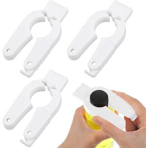 Thinp 3 Pack Water Bottle Opener,Plastic Bottle Opener Pop Bottle Opener Can and Bottle Opener Multifunctional Kitchen Bottle Openers for Seniors Weak Hands and Arthritic,White