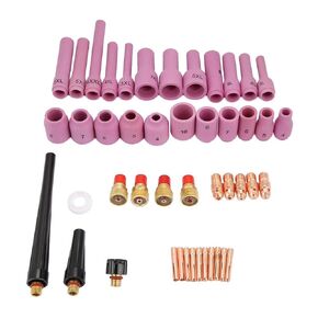 فوهات TIG ، 46pcs/set WP-9/20/25 سلسلة TIG لحام Torch Coots Accessories Weld Aid Welding Brands