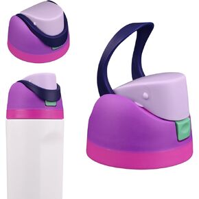 Moukiween Replacement Cap for Owala Freesip Bottle, One Button Water Bottle Top Lid Accessories Compatible with Owala Cup 16oz 24oz 32oz 40oz, BPA-Free, No Water Leakage, Magenta