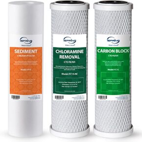 iSpring F3-NC 6-Month Prefilter Replacement Supply Filter Cartridge Pack Set for US31-NC