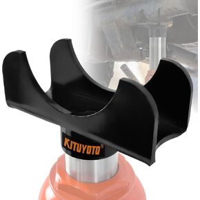 Bottle Jack Axle Adapter Lifting Saddle 4 Inch Round Axle Tube Fits 2 inches Bottle Jack Adapter Jack Axle Saddle Jack Lifting Platform for Garage Trailer RV
