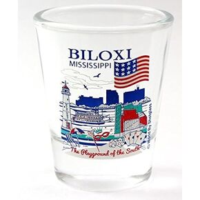 Biloxi Mississippi Great American Cities Collection Shot Glass