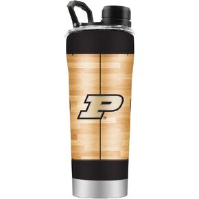 Gametime Sidekicks Purdue 20oz Shaker Tumbler - Officially Licensed, 18/8 Stainless Steel, Double-walled, Vacuum-insulated, UV LED Printed Logos, Stays Hot/Cold - Basketball Court