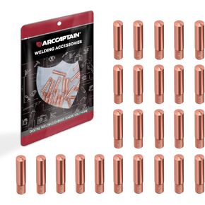 ARCCAPTAIN MIG Welding Contact Tips 11-30 (0.030") Welding Tips for Lincoln 100L 25pcs for Lincoln Tweco MIG Guns 100L Mini
