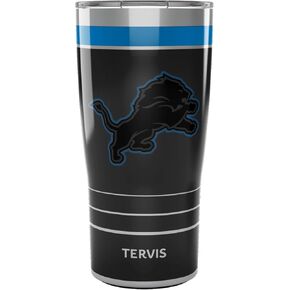 Tervis Traveler NFL Detroit Lions - لعبة ليلية ثلاثية كوب سفر معزول مع عزل معزول.