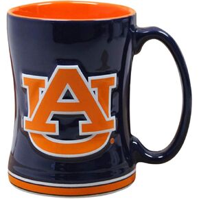 Auburn Tigers NCAA Coffee Mug - 15oz Sculpted (Single Mug)