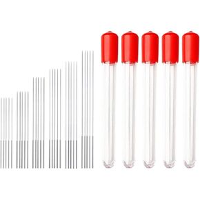 30 Pcs 3D Nozzle Cleaning Needles 3D Printer Nozzle Cleaners 3D Printing Nozzle Cleaning Kit 3D Printer Nozzle Cleaning Tools Accessories with Storage Tubes in Saudi Arabia