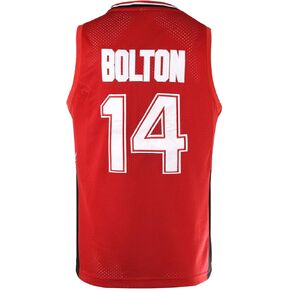 Mens Wildcats High School Basketball Jersey #14 Troy Bolton Jersey Shirt Jersey Red S-XXL