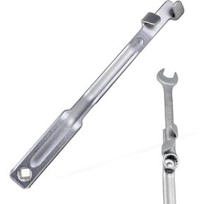 Wrench Extender Tool Bar, Torque Adaptor Extension 13.5 Inch Ultra Long Wrench Extension with 1/2 Inch Hole Fit for Open End Wrench Extender of Mechanics and Automotive Repairs