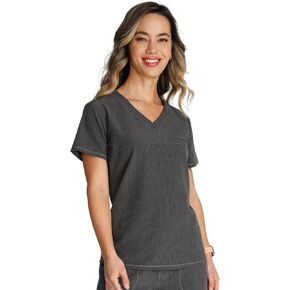 Cherokee Women's Scrub Top Tuckable Contemporary Fit with 1 Pocket CK748A