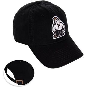 Desert Cactus Purdue University Baseball Hat Boilermakers Brimmed Embroirderd Hats Cap Adjustable Cloth Strap Adult (Style G1 Vintage) Black
