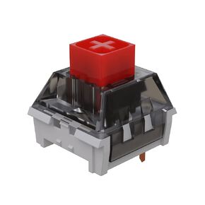 مفاتيح Kailh Box الميكانيكية للوحة مفاتيح الألعاب الميكانيكية MX | 50 جم قوة | خطي | صفيحة مثبت | SMD 3 PIN RGB مفاتيح لوحة المفاتيح الخلفية | (65 جهاز كمبيوتر ، أحمر)