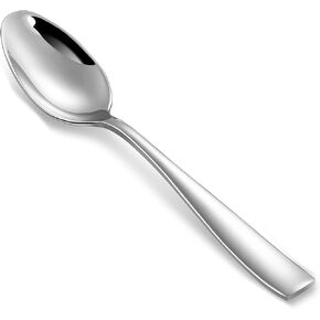 KEAWELL Premium 4-Piece Louis Spoon Set, 18/10 Stainless Steel, Set of 4, Fine Spoon Set with Squared Edge, Dishwasher Safe, Smooth and Solid (6.4" Teaspoon)