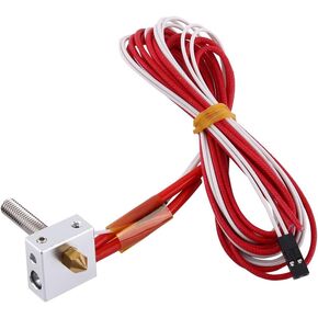 Hilitand Hot End Kit, Assembled Extruder Hot End Set 0.4mm Nozzle 3D Printer Extruder Parts Accessories