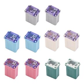 30 amp Fuse Automotive fuses,Mini Fuses for Pickup Trucks Sedans Motorhomes and SUVs (15A/20A/25A/30A/40A, 2pcs Each)