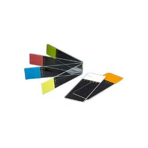 Globe Scientific 1334B-144 Borosilicate Glass Microscope Slide, 45° Beveled Edges, Clipped Corners, Blue Frosted, 25 mm W x 75 mm L (Pack of 144)
