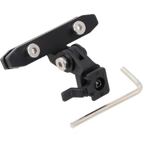 Saddle Light Mount, Aluminum Alloy Bike Headlight Saddle Rail Mount Tail Light Saddle Seat Bow Mount Holder Saddle Tail Light Mount, as picture show