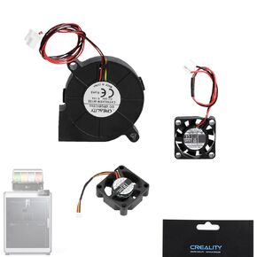 Creality Original K2 Plus Fan Set (3PCS), 5015 Blower Fan and 3010 Axial Fan, 2507 Axial Fan for 3D Printer K2P Accessories